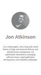 Mobile Screenshot of jonatkinson.co.uk